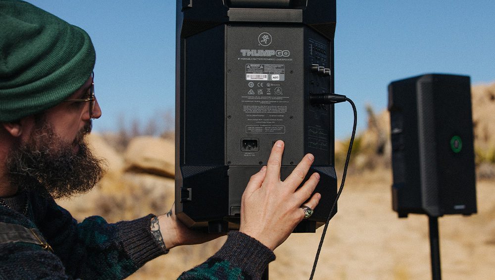 Test : sound system Mackie Thump GO / Configuration en extérieur