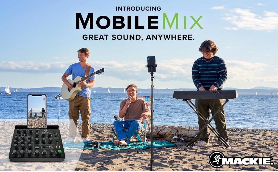 setup exemple MobileMix mackie