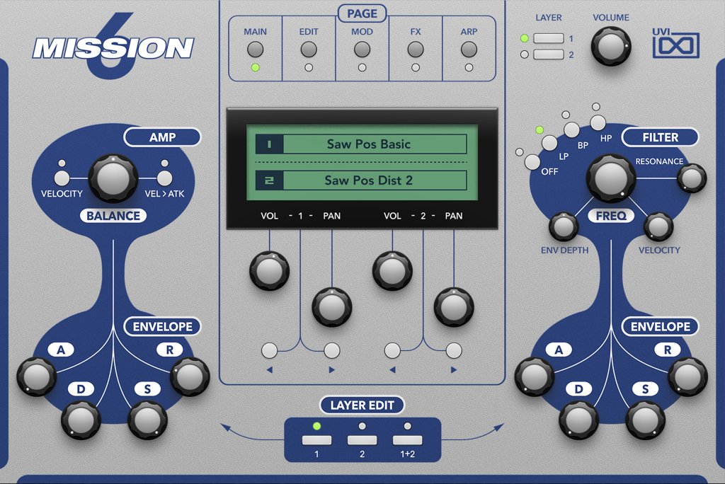UVI Mission 6 (Alesis Andromeda)