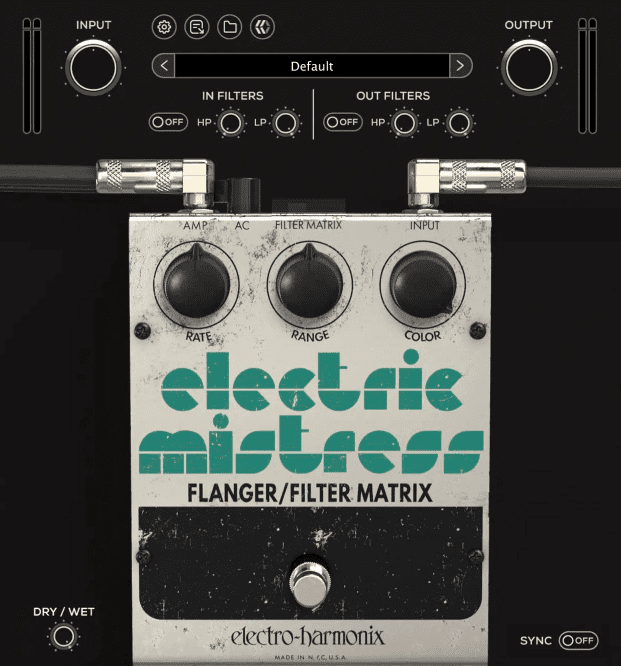 Electric Mistress Flanger - GUI
