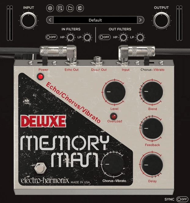 Deluxe Memory Man Delay - GUI