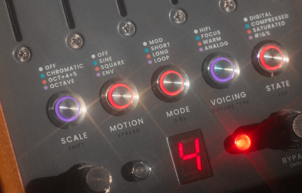 Chase Bliss Big Time - focus boutons