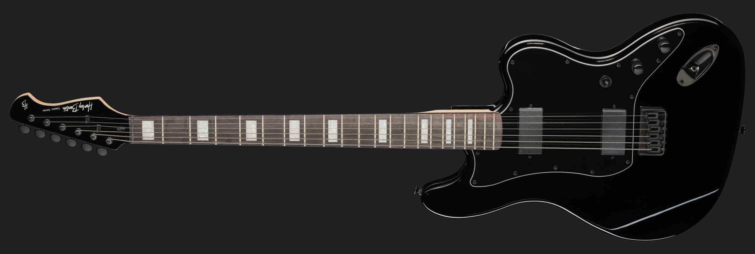 Harley Benton JA-Baritone HH BK - vue de face