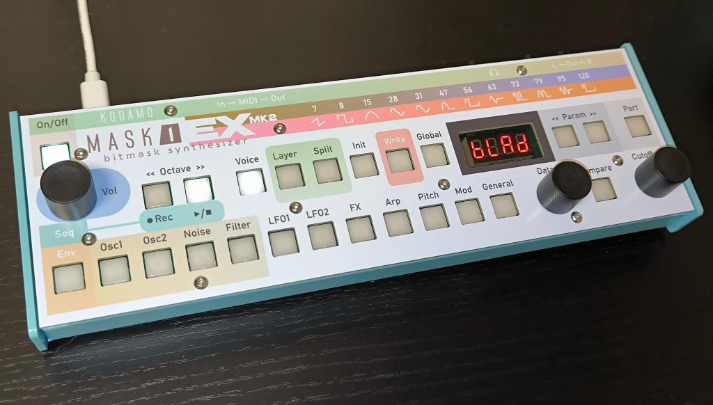 Kodamo Mask1EX MK2 - vue d'ensemble