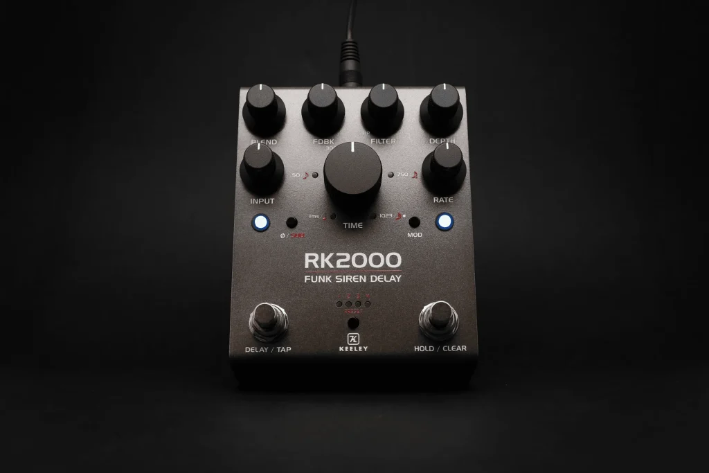 Keeley Electronics RK2000 Funk Siren Delay - vue de face