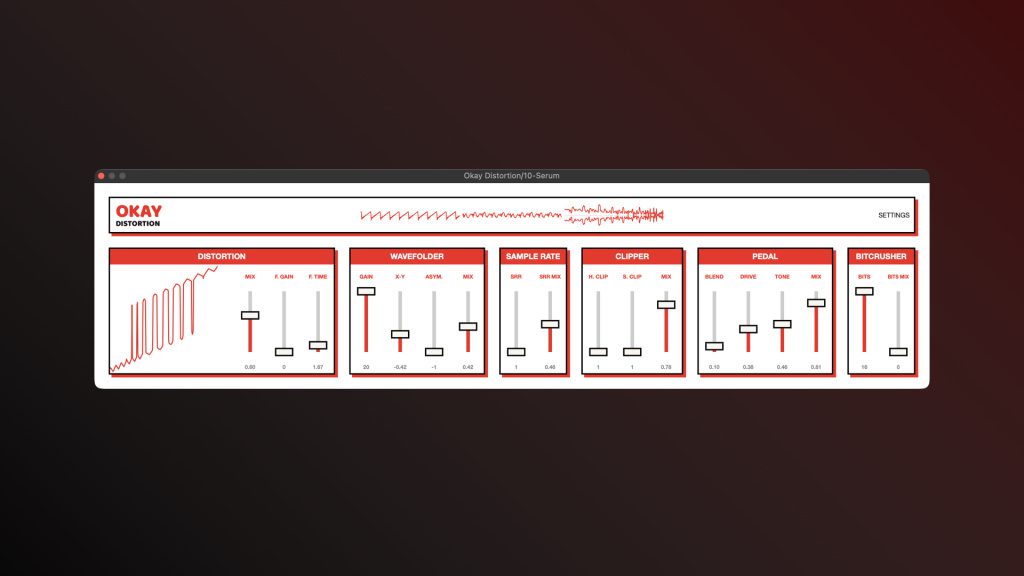 Okay Synthesizer Okay Distortion - vignette