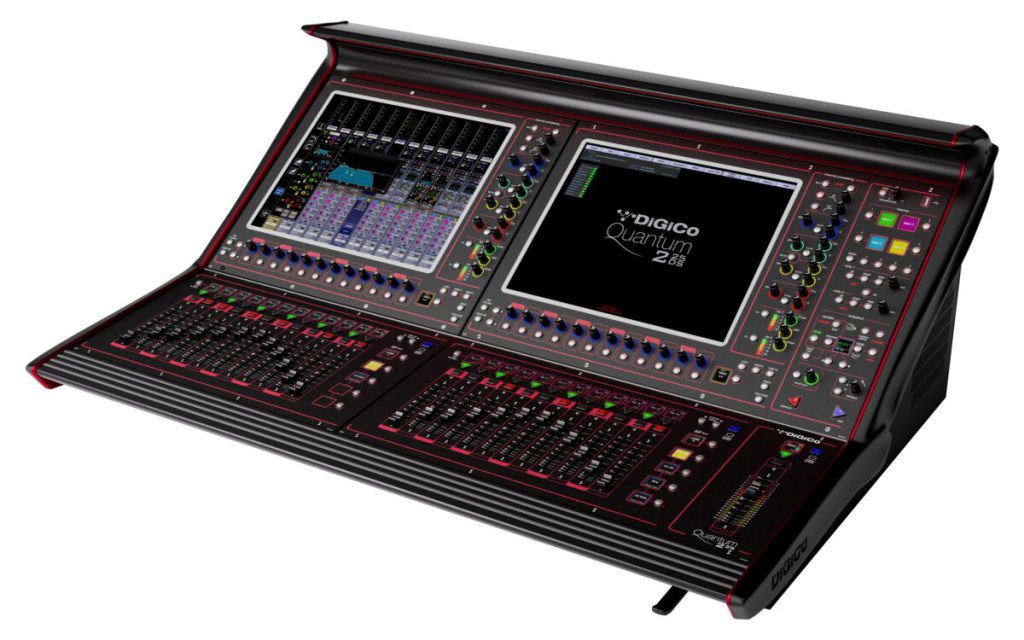 DiGiCo QUANTUM 225DS - vue de trois quarts