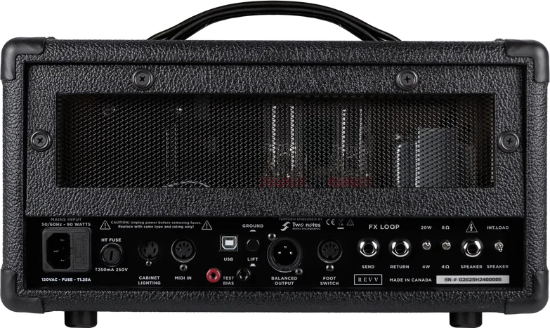 Revv Amplification G25 - vue arrière