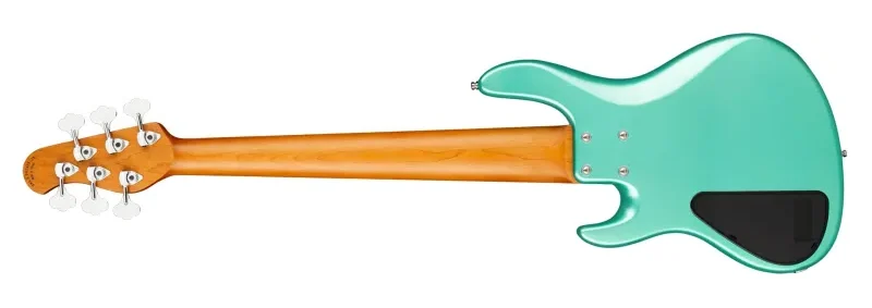 MetroExpress 24-Fret Modern Bass, 6-String - Solid Sage Green Metallic High Polish - vue arrière