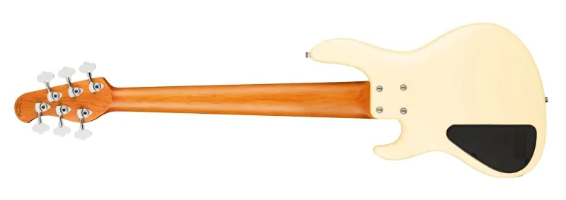 MetroExpress 24-Fret Vintage J/J Bass, 6-String - Solid Olympic White High Polish - vue arrière