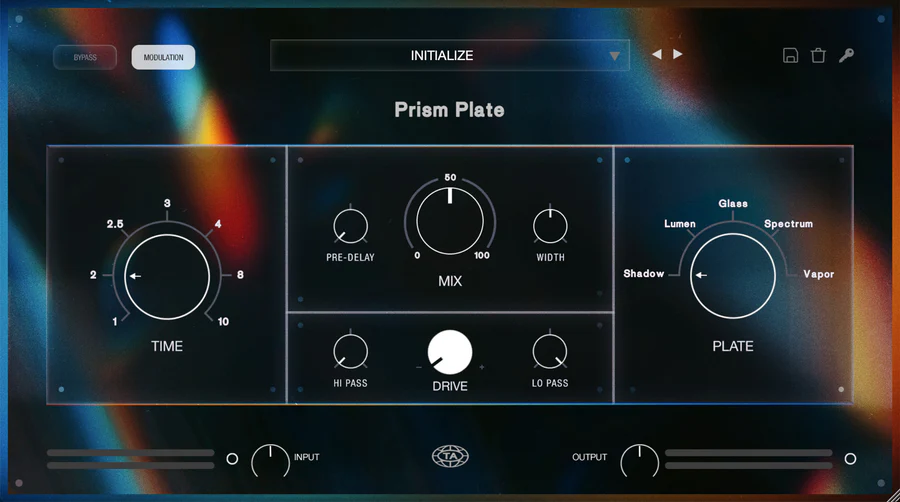 Teletone Audio Prism Plate - GUI