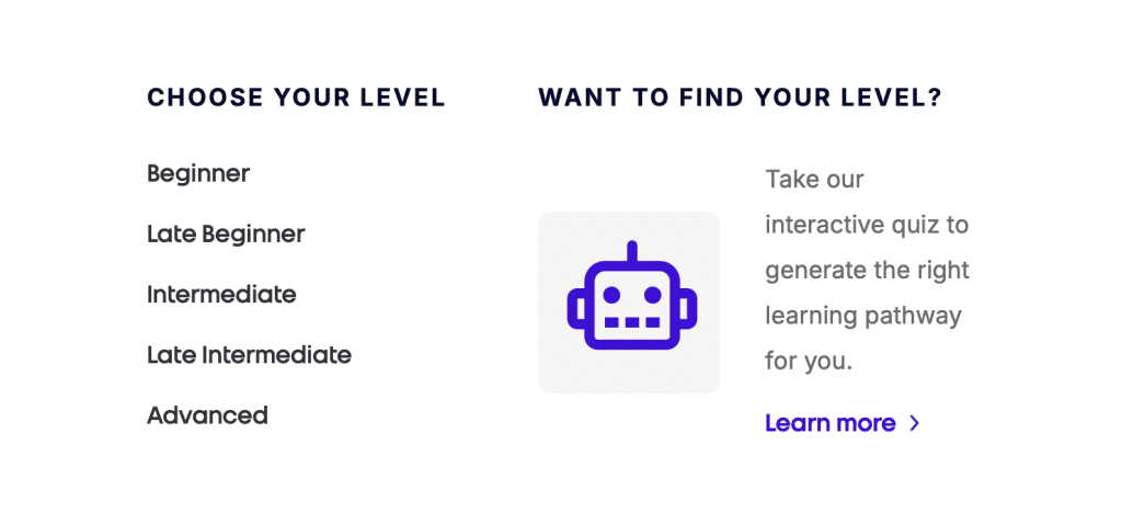 level finder, pickup music
