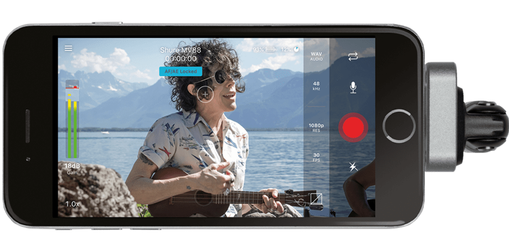shure mv2xu motiv video