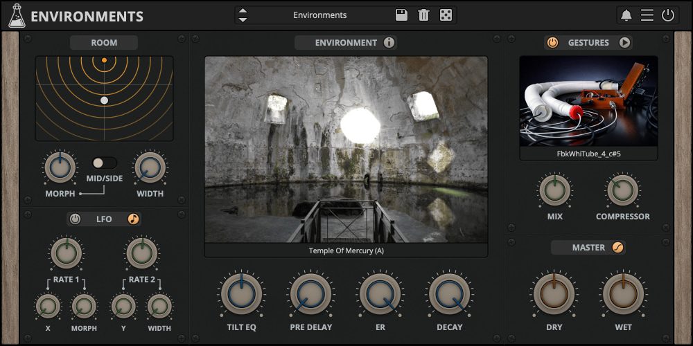 AudioThing Environments - GUI