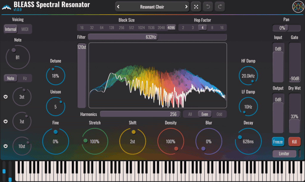 Bleass Spectral Resonator - GUI