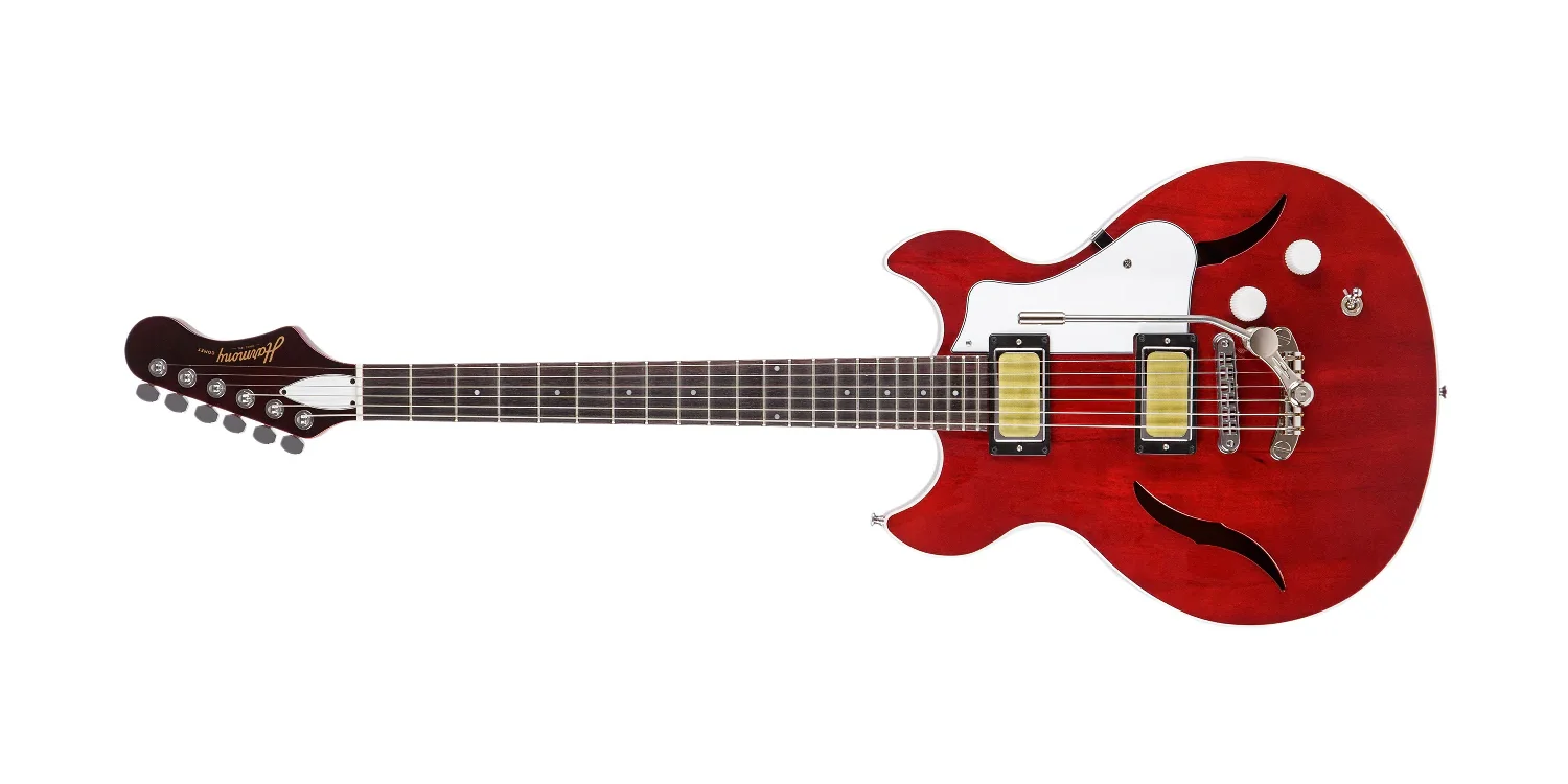 Harmony Comet w/Tremolo - Trans Red