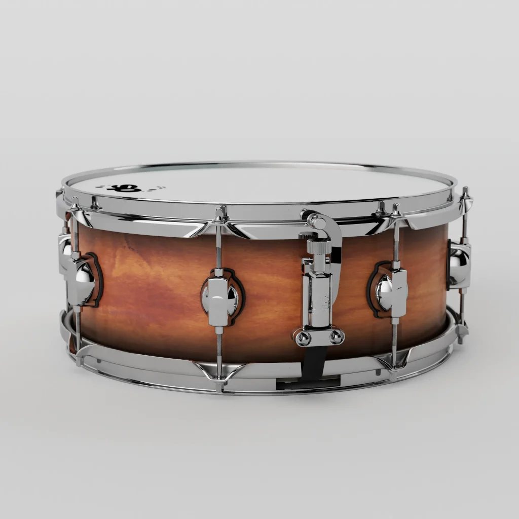 DS Drum Groo­ve­Mas­ter 14×5.5 Birch Snare Drum - vue de face