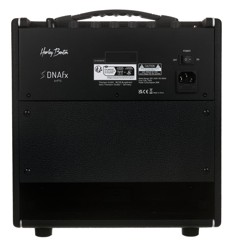 Harley Benton DNAfx AmP10 - face arrière