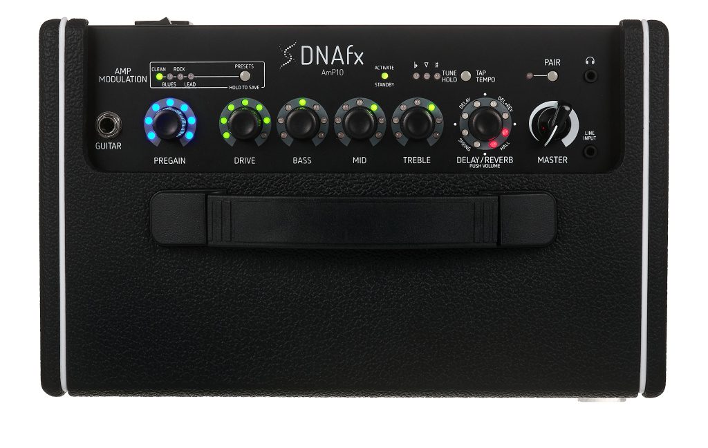 Harley Benton DNAfx AmP10 - face supérieure