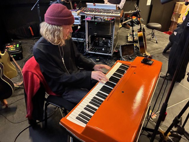 Backstage : Dajak à l’Olympia / Le clavier