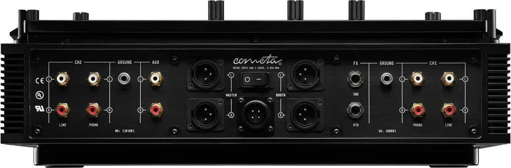 Cometa M2 - panel arrière