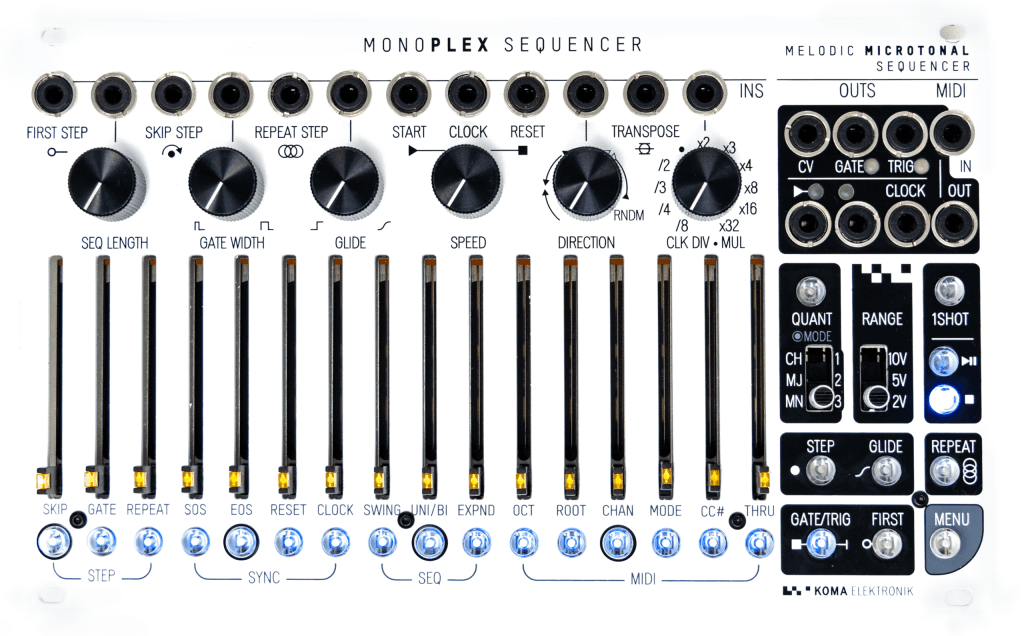 Koma Elektronik Monoplex Sequencer - vue de face
