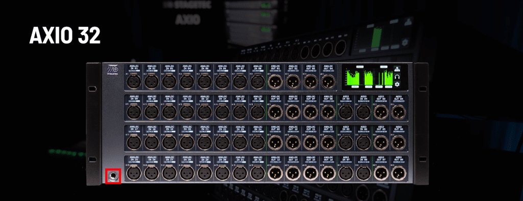 Stagetec NEX:T Axio 32 - face avant
