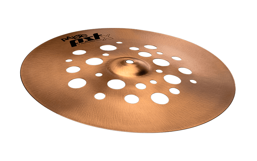 Paiste PST X Swiss Flanger Crash - vue de trois quarts
