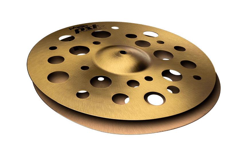 Paiste PST X Swiss Flanger Stack - vue de trois quarts