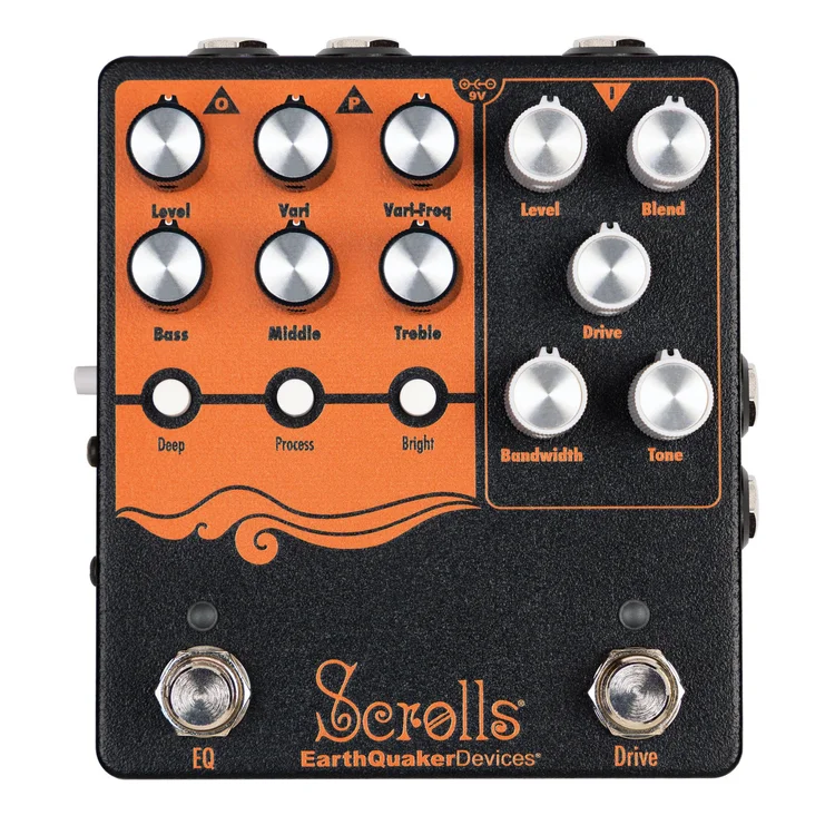 EarthQuaker Devices Scrolls - vue de face