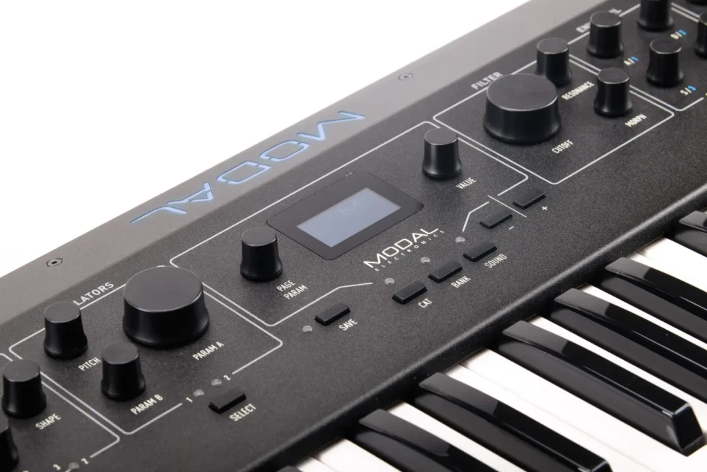 Superbooth Modal Electronics Element One - focus écran
