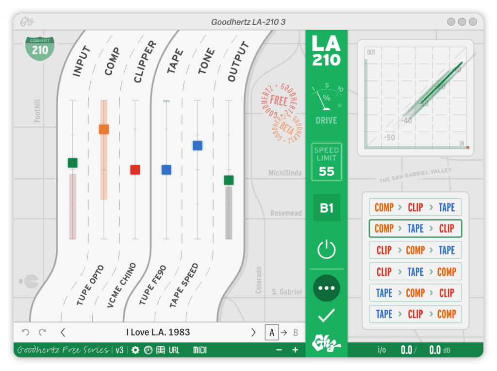 Goodhertz LA-210 - GUI