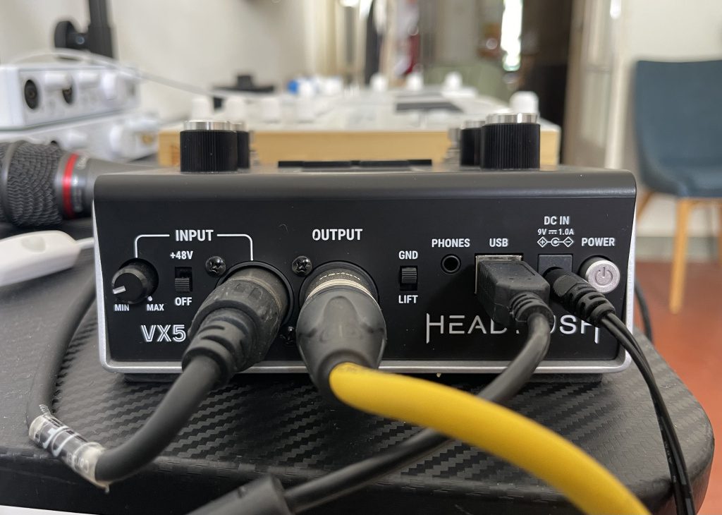 vx( headrush autotune backpanel