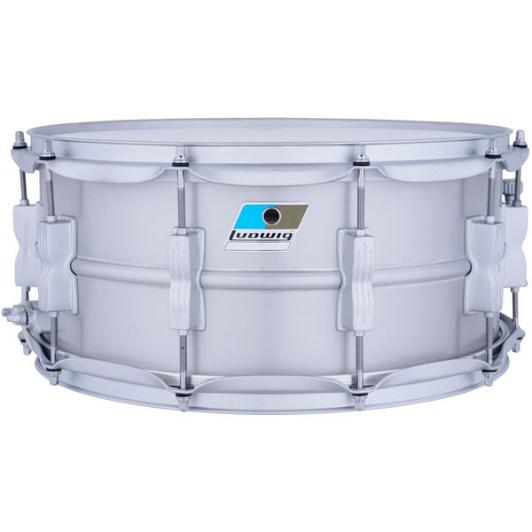 Ludwig Acrolite Satin Chrome Limited Edition (6,5 × 14 pouces) - vue de face