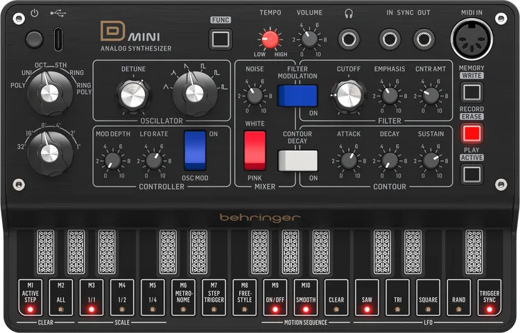Behringer D-MINI - vue de face