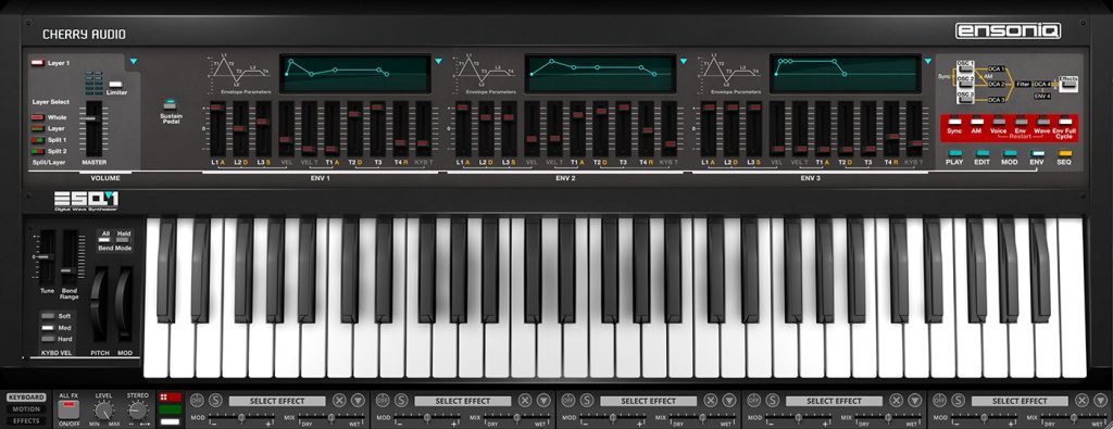 Cherry Audio Ensoniq ESQ-1 / GUI3