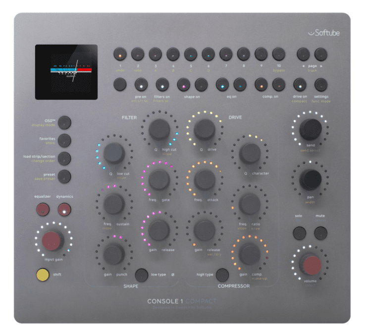 Softube Console 1 Compact - face avant
