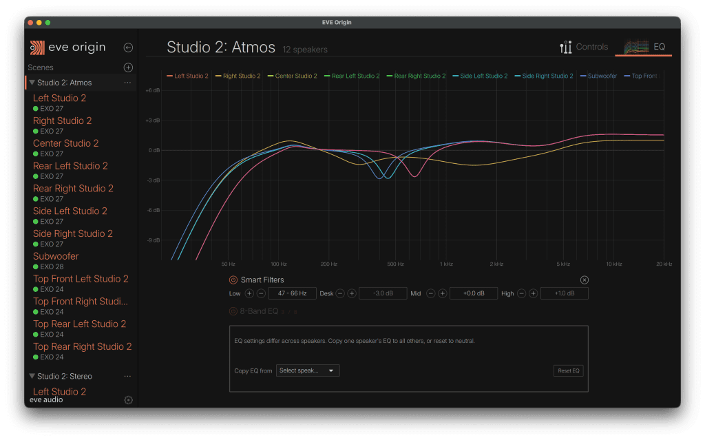 EVE Audio EVE Origin - GUI 2