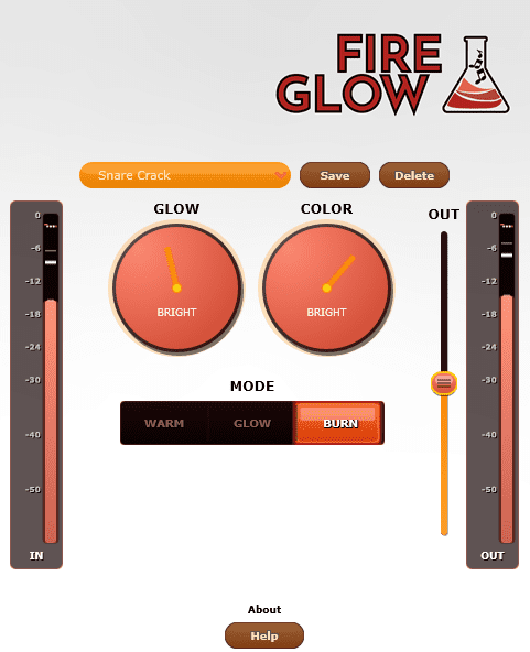 Driftlab Audio Fire Glow / GUI