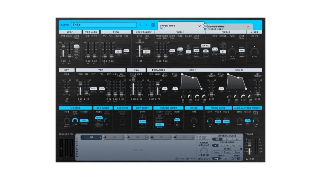 Jun Murakami App Factory Synth-80 - GUI
