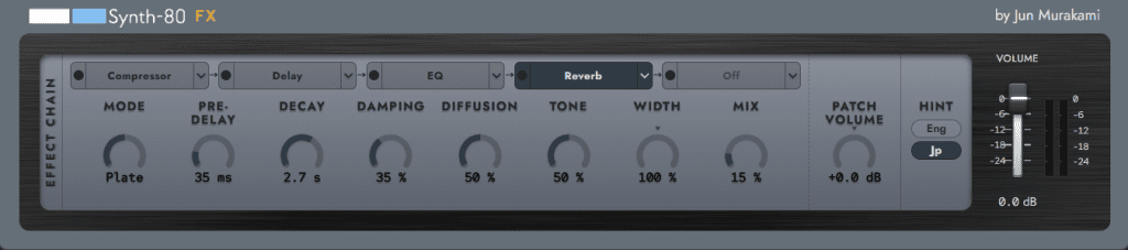 Jun Murakami App Factory Synth-80 - FX