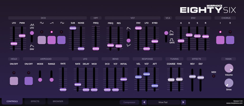 Morphoice EightySix - GUI