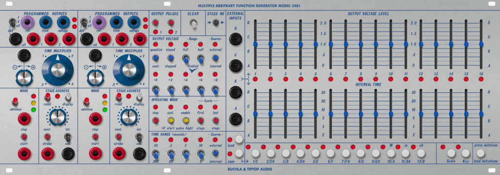 Tiptop Audio + Buchla 248t - R4 / vue de face