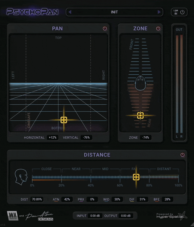 W.A. Production Psychopan - GUI
