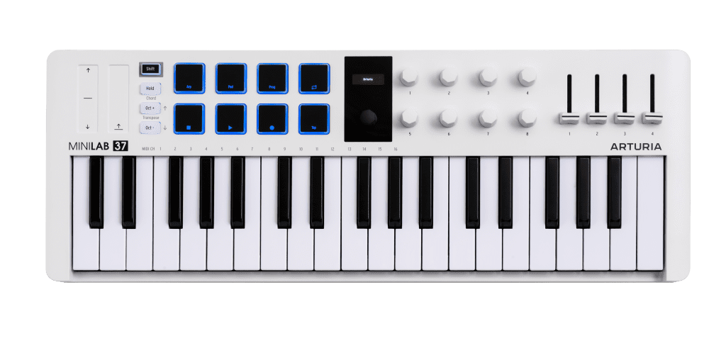 Arturia Minilab 37 / blanc - face avant