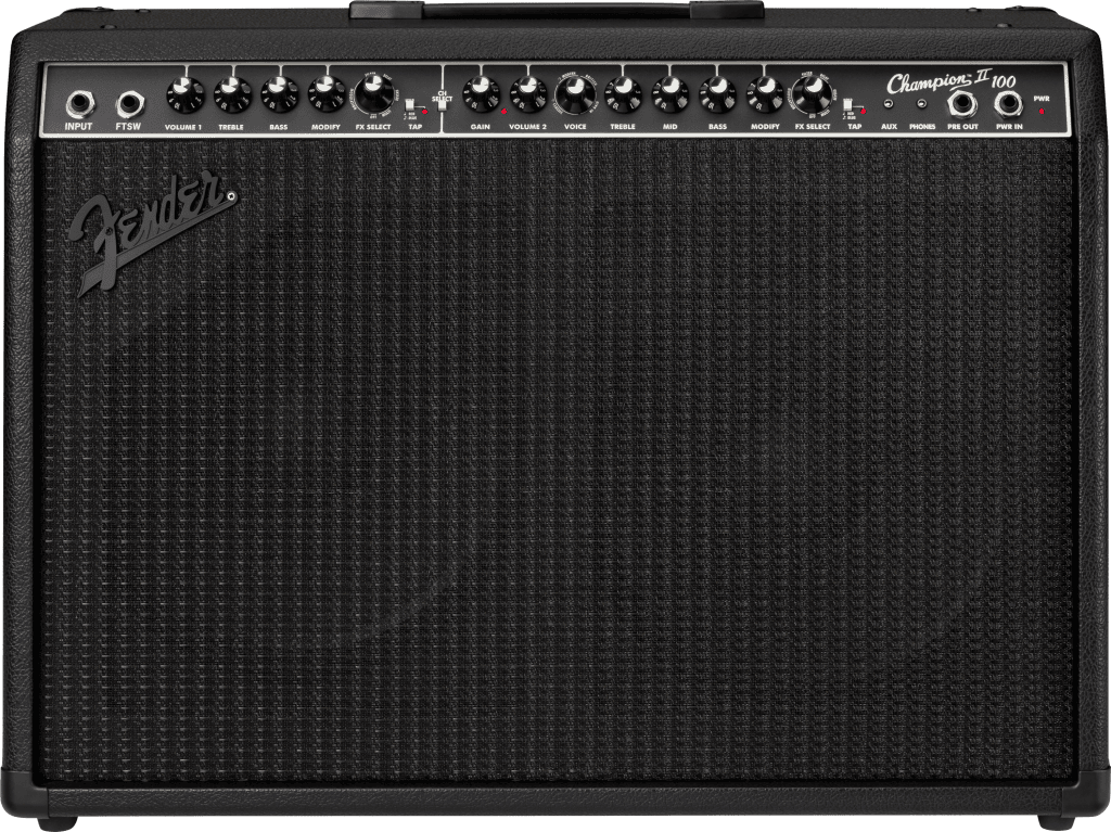 Fender Champion II 100 Blackout - face avant