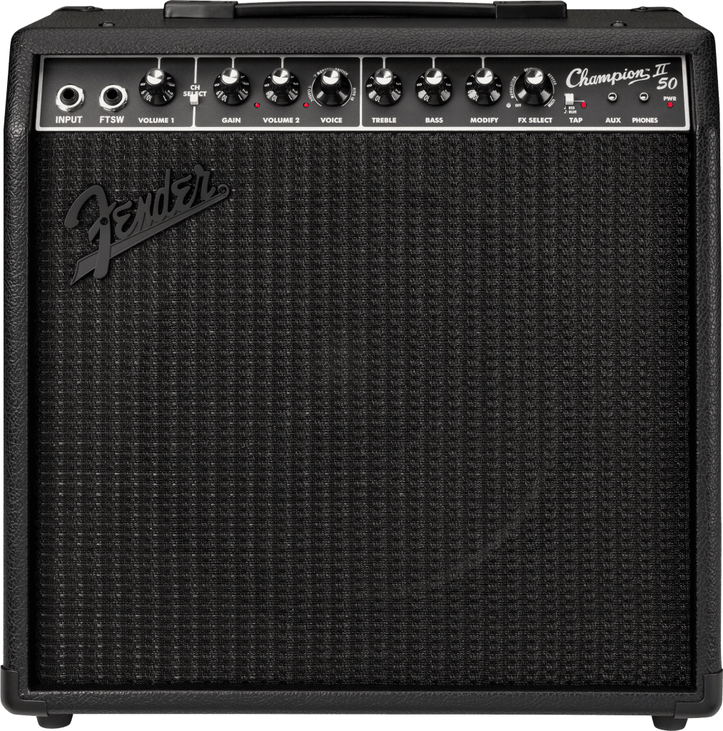 Fender Champion II 50 Blackout - face avant