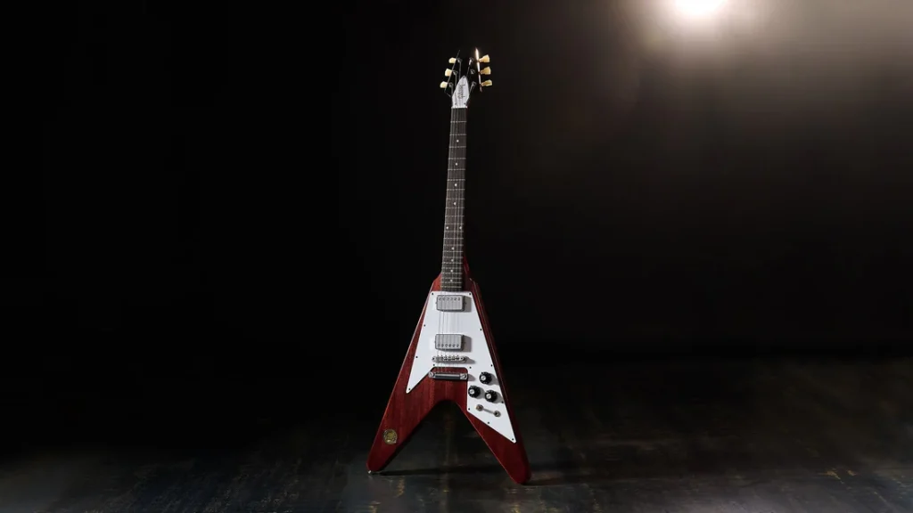 Gibson Custom 1971 Flying V Medallion Reissue - vue de face