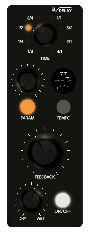Menura Audio MDFX Delay - face avant