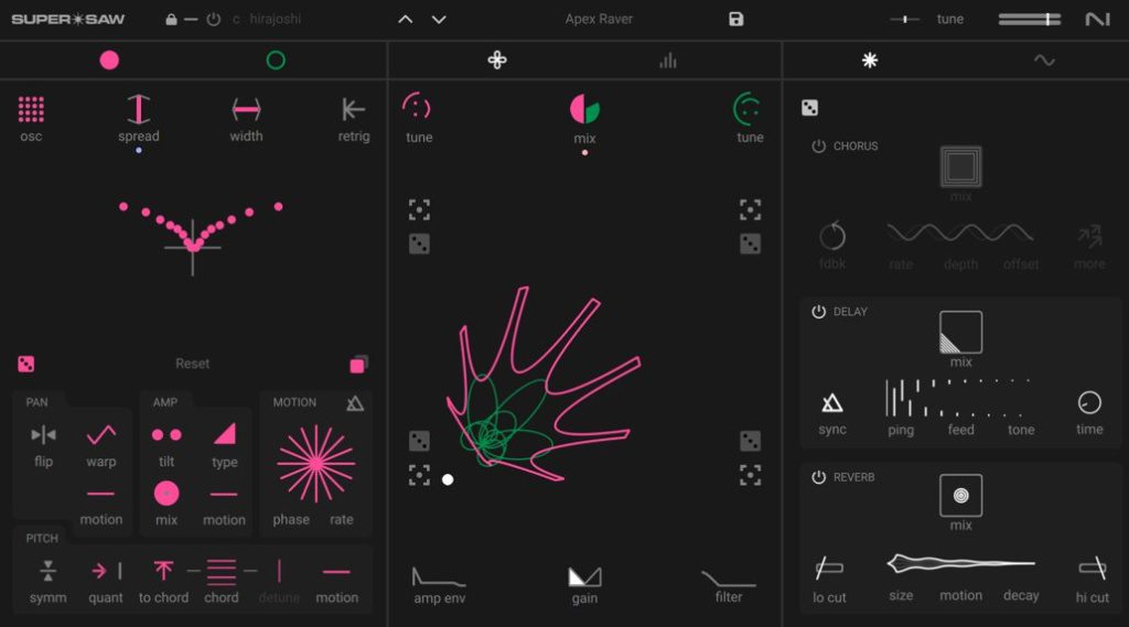 Native Instruments SuperStarSaw - GUI1